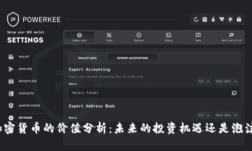 加密货币的价值分析：未来的投资机遇还是泡沫？